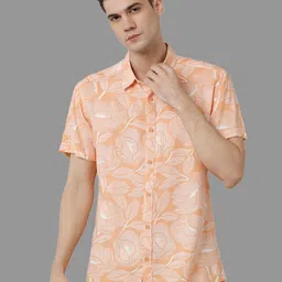 Voi Jeans Classic Floral Printed Slim Fit Casual Shirt-picture-21