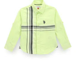 U.S. Polo Assn. Kids Boys Striped Classic Twill Casual Shirt-picture-58