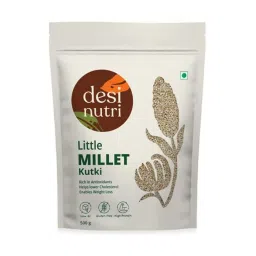 Desi Nutri Little Millet Grains | Millets | Natural Grains | Sama | Saame | Kutki | Little Millet| Rich in Fiber and Protein | Siridhanya Millets | Sri Anna | Sree Anna - 500g-image-11