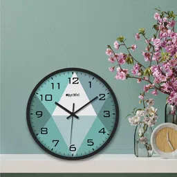 olive tree Julian Black ABS Plastic Wall Clock image 2