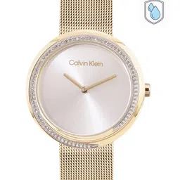 Calvin Klein Women Embellished Dial & Stainless Steel Bracelet Analogue Watch 25200150-picture-32