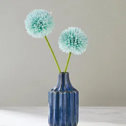 Fabindia Indigo Blue Ceramic Cut Bud Vase-image-39