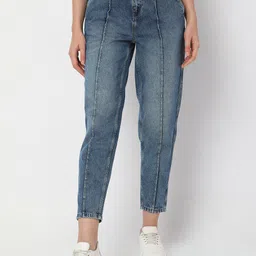 Vero Moda Women Straight Fit High-Rise Light Fade Stretchable Jeans-picture-36