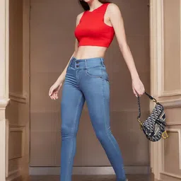Miss Chase Women Skinny Fit High-Rise Stretchable Jeans-picture-32