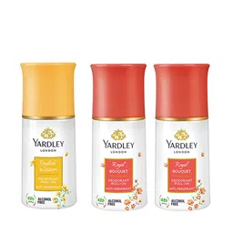 YARDLEY LONDON Women Set of English Blossom & 2 Royal Bouquet Deodorant Roll-Ons-image-51