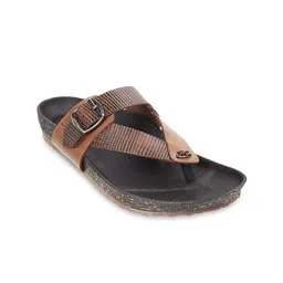 Mochi Men Textured Leather Comfort Sandals-picture-19