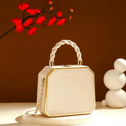 Diva Dale Colourblocked PU Oversized Bucket Satchel-image-81