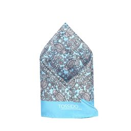 Tossido Men Blue Printed Pocket Square-picture-29