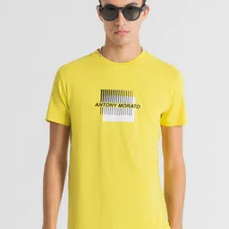 Antony Morato Men Typography Printed Slim Fit Cotton T-shirt-picture-44