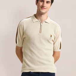 U.S. Polo Assn. Men Polo Collar Slim Fit T-shirt image 1