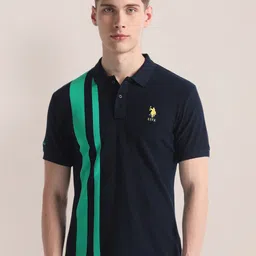 U.S. Polo Assn. Polo Collar Cotton Slim Fit T-shirt-picture-42