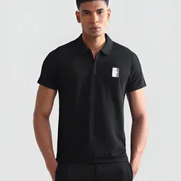 U.S. Polo Assn. Men Solid Polo Collar Slim Fit T-shirt-picture-39