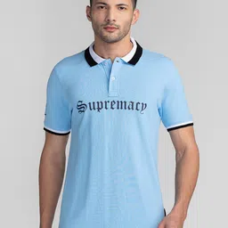 GIORDANO Typography Printed Polo Collar Slim Fit T-shirt-picture-15