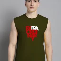 Friskers Typography Printed Pure Cotton Slim Fit T-shirt-image-43