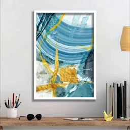 SAF White & Blue Digital Reprint Wall Art image 1