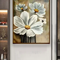 The Art House Brown & White Abstract Wall Art-picture-20