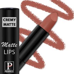 PERPAA Long Lasting & Waterproof Creamy Matte Lipstick With Vitamin E 3.5g - Caramel 62-picture-10