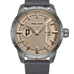 Police Men Grey Printed Dial & Black Leather Straps Analogue Watch PLPEWJB2226903-picture-41