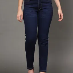 AngelFab Women Jean Skinny Fit High-Rise Light Fade Stretchable Cotton Jeans-picture-10