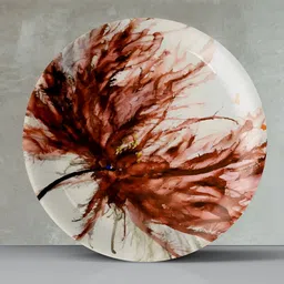 nestroots White & Brown Printed Ceramic Wall Decor-picture-12