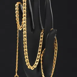 AanyaCentric Pack Of 6 Brass Gold Plated Chain-picture-28