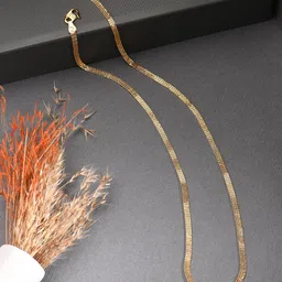 AanyaCentric Gold-plated Chain & Silver-Plated Anklets Jewellery Set image 1