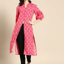 Sangria Women Ethnic Motifs Printed Kurta-picture-25