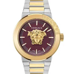 Versace Men Textured Dial & Stainless Steel Straps Analogue Watch VE7E00523-picture-35