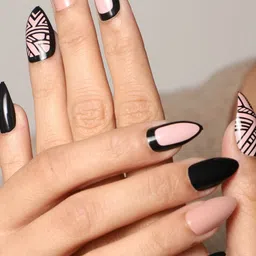 LICK 12 Pcs Classic Nude Artificial Reusable Press On Nails With Application Kit-image-6