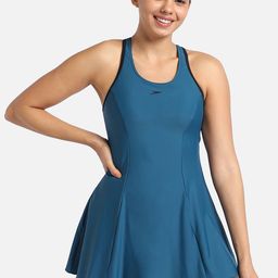 Speedo Sleeveless Racer Back Swimdress With Boyleg-picture-18