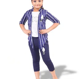BAESD Girls Striped Top with Capris-picture-10