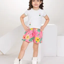 Peppermint Girls Round Neck Top with Shorts-picture-16