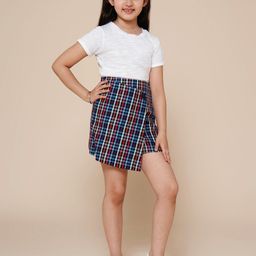 PICCOLO Girls Round Neck Short Sleeves Printed Top with Shorts-picture-49