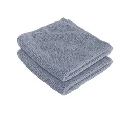 UMAI Grey 2 Pieces Super Absorbent 400 GSM Face Towels image 1