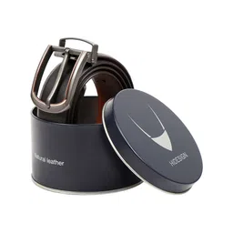 Hidesign Men Textured Leather Formal Belt-image-43