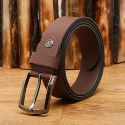 Teakwood Leathers Men Brown Solid Leather Belt-image-64