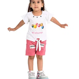 BAESD Girls Printed Top with Shorts-picture-19