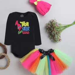 TINY MINY ME Infant Girls Embellished Top With Skirt-picture-14
