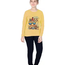 CoolTees4U Girls Printed Round Neck T-shirt With Joggers-picture-40