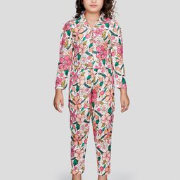 Peppermint Girls Printed Shirt With Trousers-picture-29