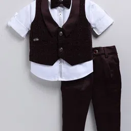 LITTLE COLLARS Boys 3-Pieces Suits-picture-49