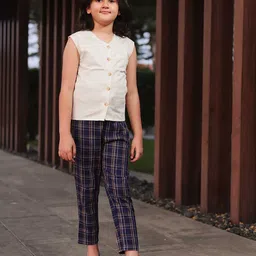 PICCOLO Girls Pure Cotton Top with Trousers-picture-40