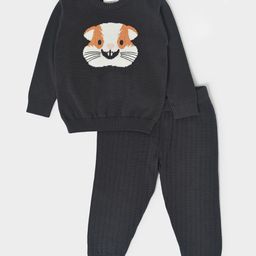 MiArcus Kids Printed Pure Cotton T-shirt With Trousers-picture-18