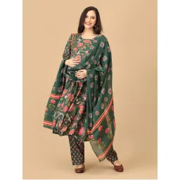 The Mom Store Mix & Matcha Maternity & Nursing Kurta & Pant With Dupatta-image-108