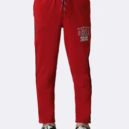 Van Heusen Boys Mid-Rise Printed Cotton Smart Tech Easy Stain Release Track Pants-picture-39