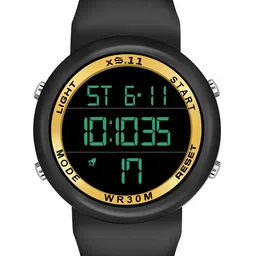 SWADESI STUFF Unisex Yellow Dial & Black Straps Digital Automatic Watch-picture-24