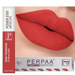 PERPAA Power Stay Non Transfer 12 Hours Stay Matte Liquid Lipstick 5 ml - Red 01-picture-14