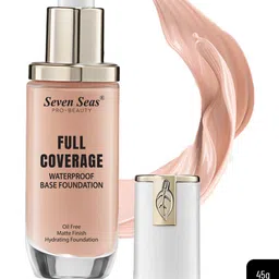 Seven Seas Full Coverage Waterproof Matte Finish Base Foundation - Natural-picture-29