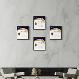 Stuthi Arts Black 4 Pieces Wooded Wall Photo Frames-image-90