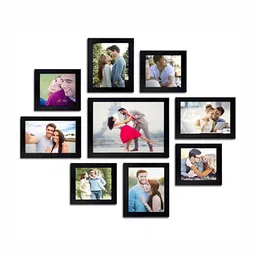 Stuthi Arts Black 8 to 12 Pieces Wood Wall Photo Frames-picture-18
